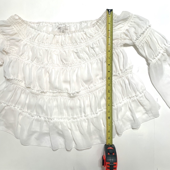 Cato Off The Shoulder Peasant Blouse - Picture 3 of 6